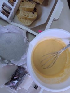 レーズン蒸しパン